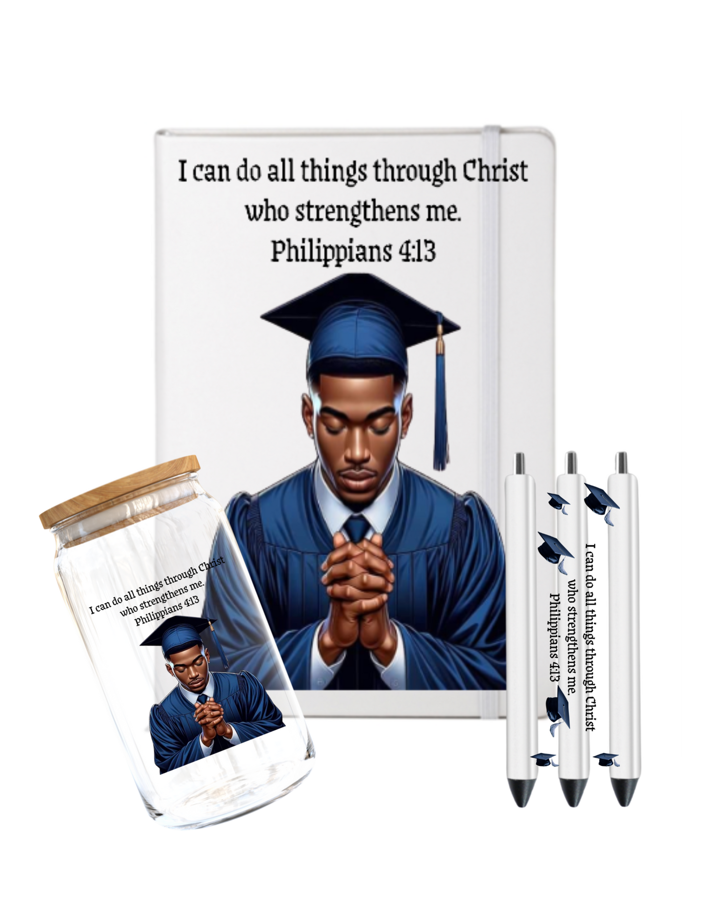 Graduation: I can do all things through Christ (MEN) -UV DTF
