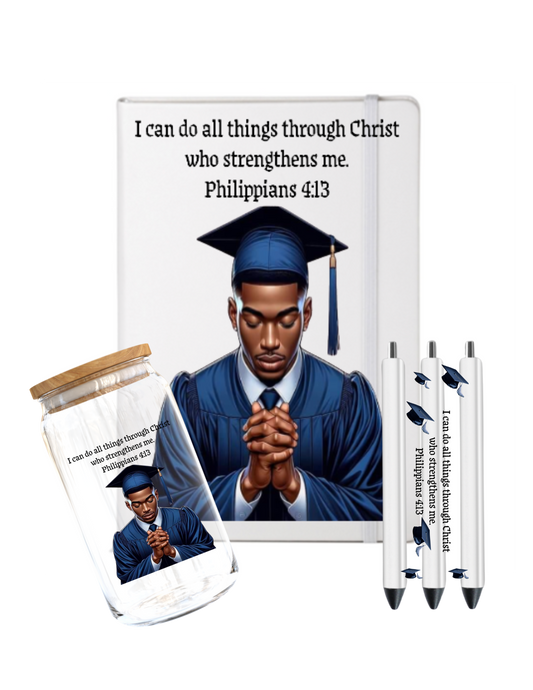Graduation: I can do all things through Christ (MEN) -UV DTF