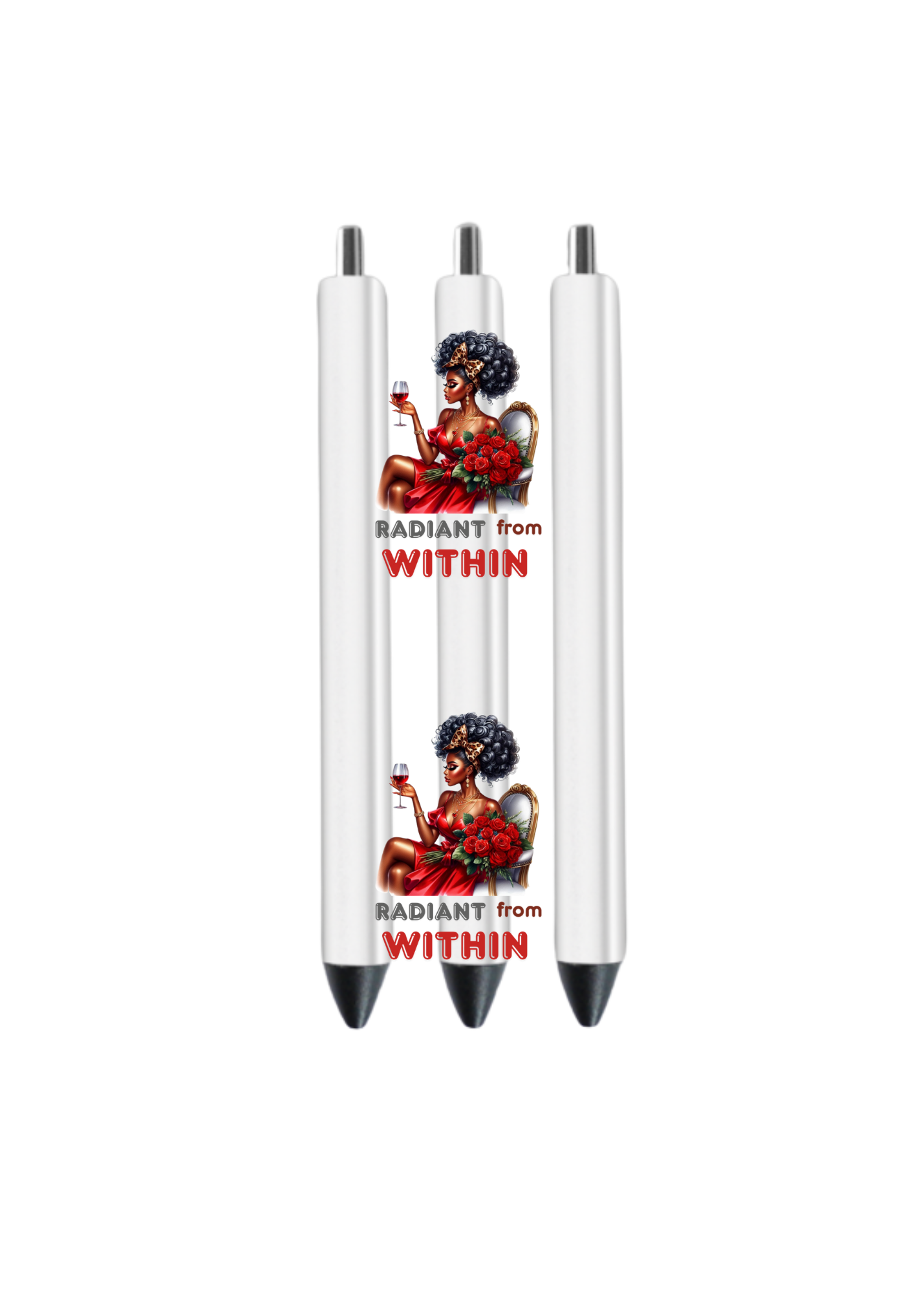 Radiant from within- ( Melanin inspirational women ) -UV DTF