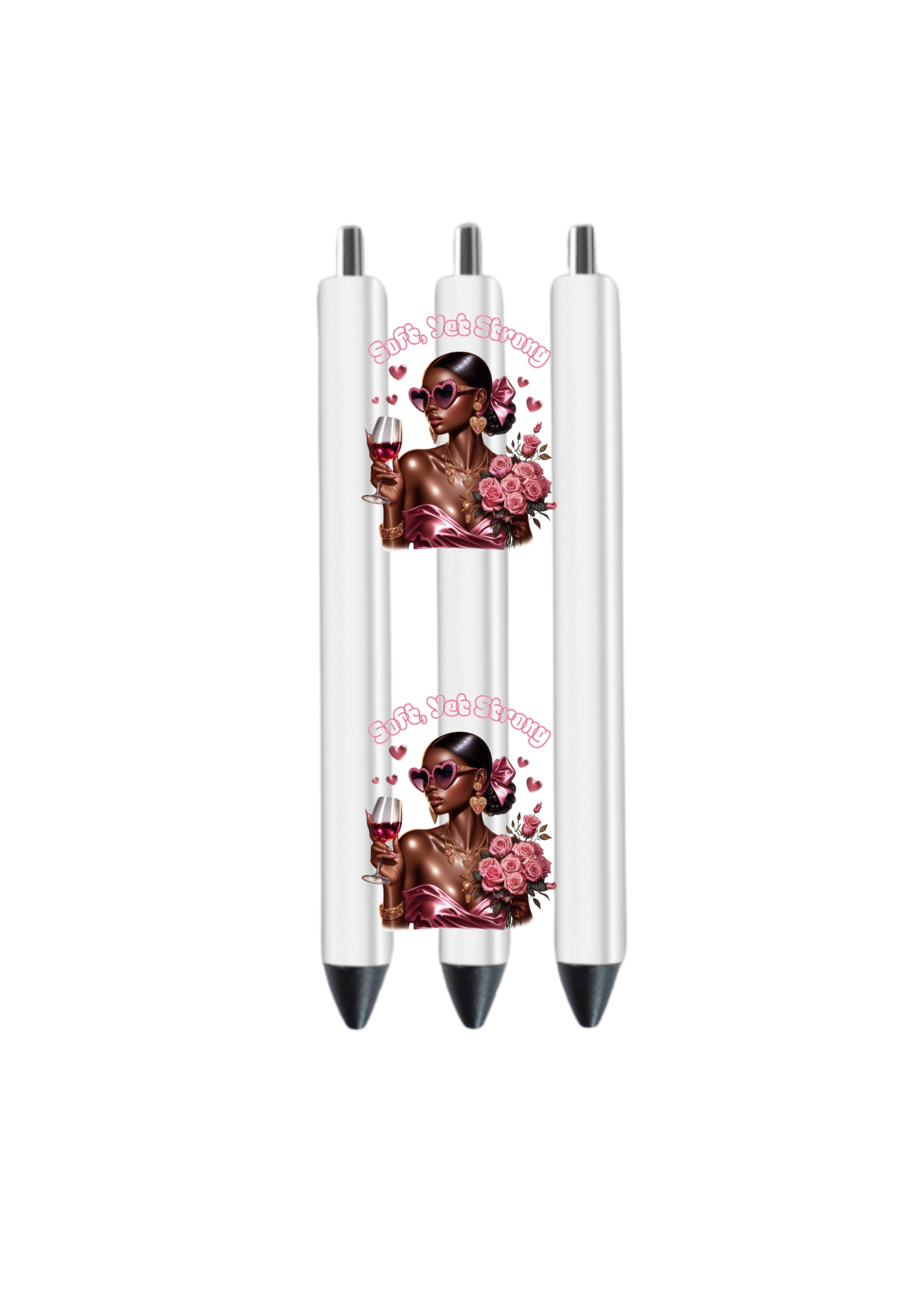 Soft, yet Strong-(Melanin inspirational women )  -UV DTF