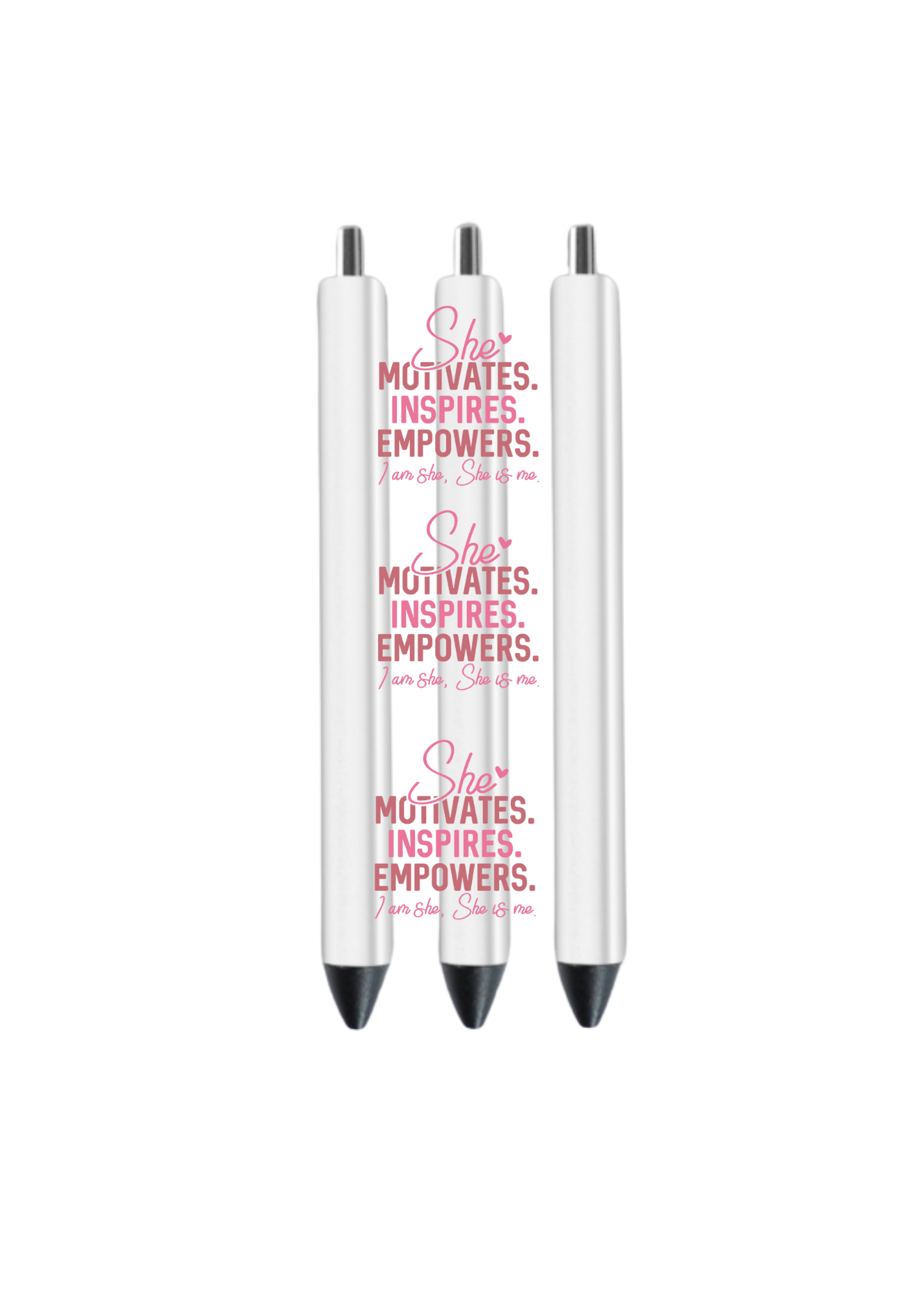 She motivates inspire empower -UV DTF