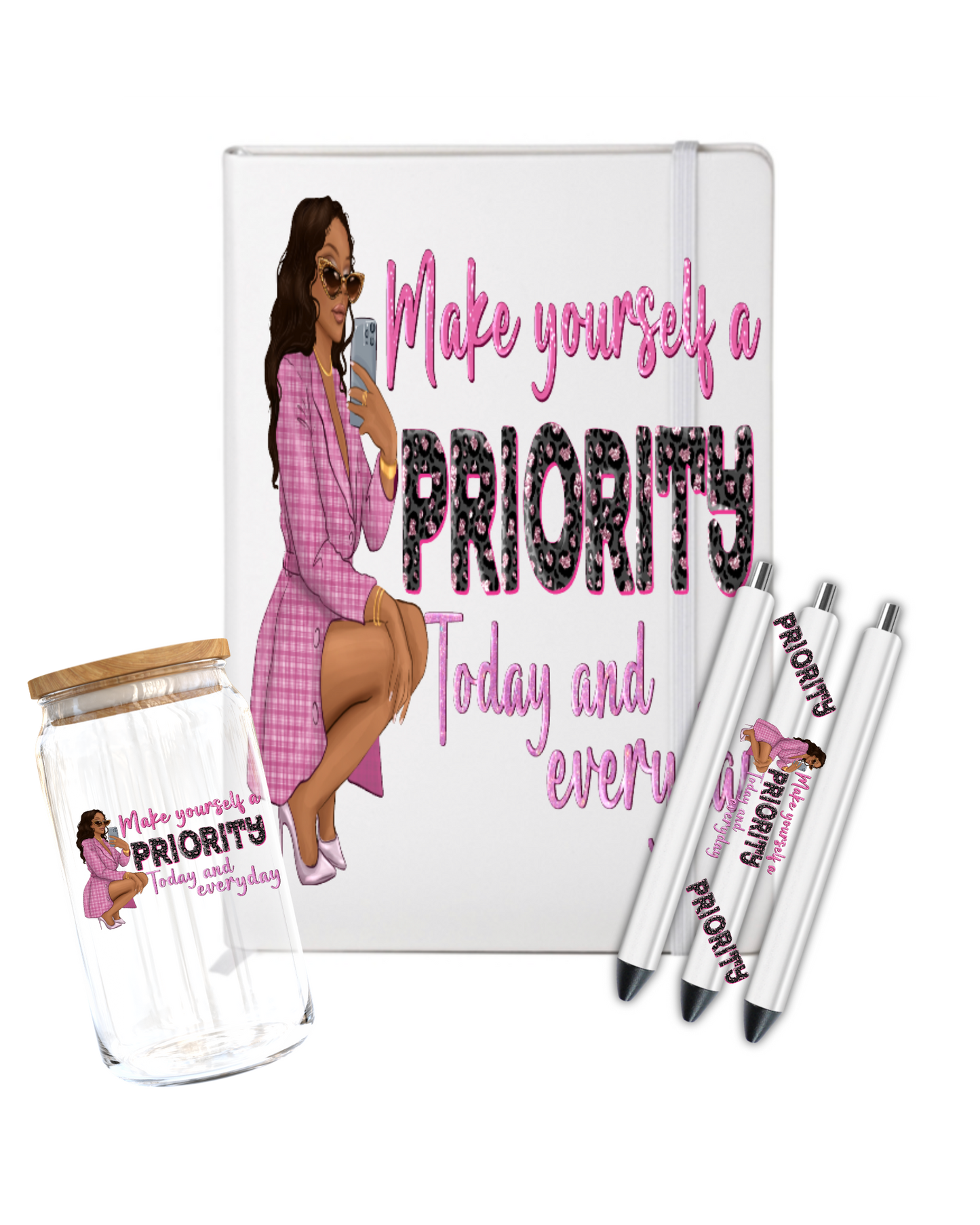 Make yourself a Priopity today and everyday- Journal UV DTF DECAL