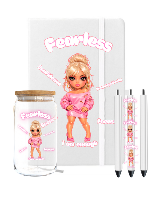Fearless Affirmations (Caucasian women) -UV DTF