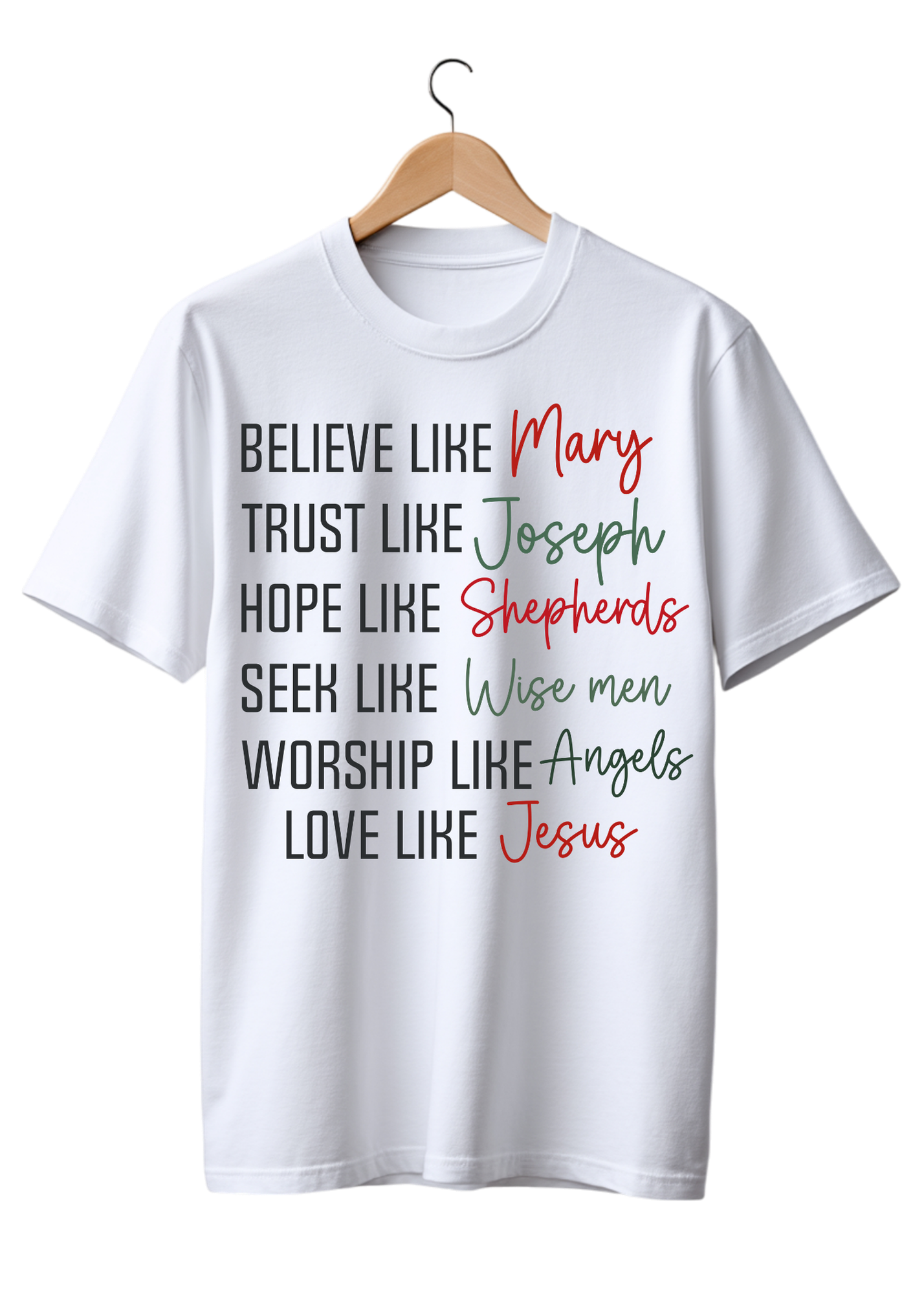 Believe like Mary -Dtf Transfer