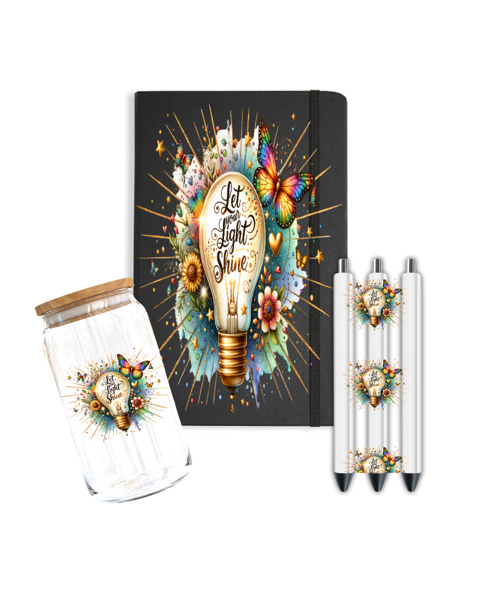 Light Journal Let light Shine- Journal UV DTF – N2coolstuff