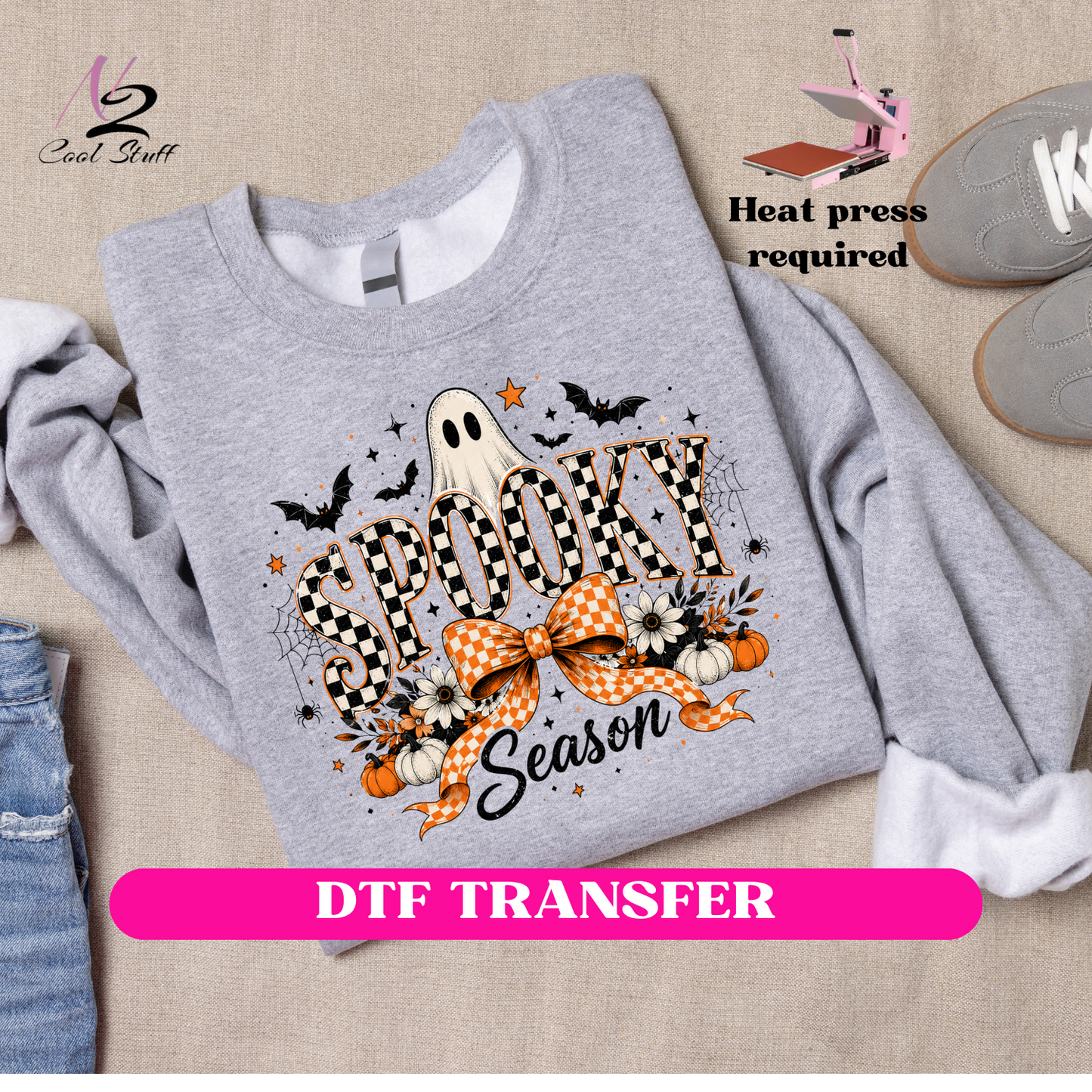 Spooky Season (Halloween theme)-Dtf Transfer