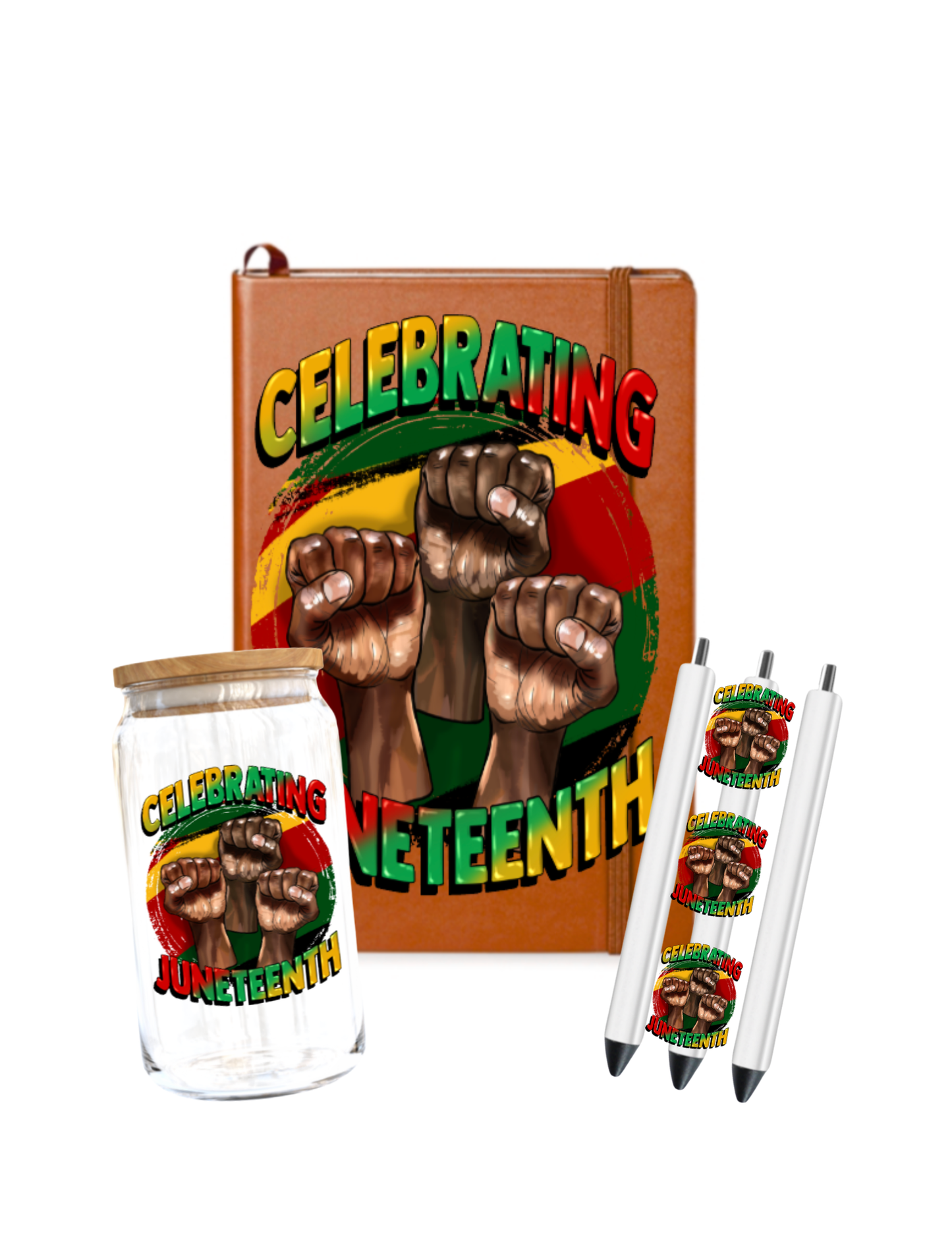 Celebrating Juneteenth - Journal UV DTF DECAL