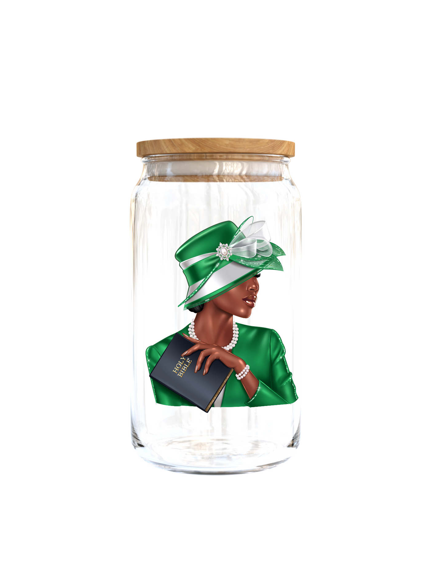 Church Lady Green- Journal UV DTF