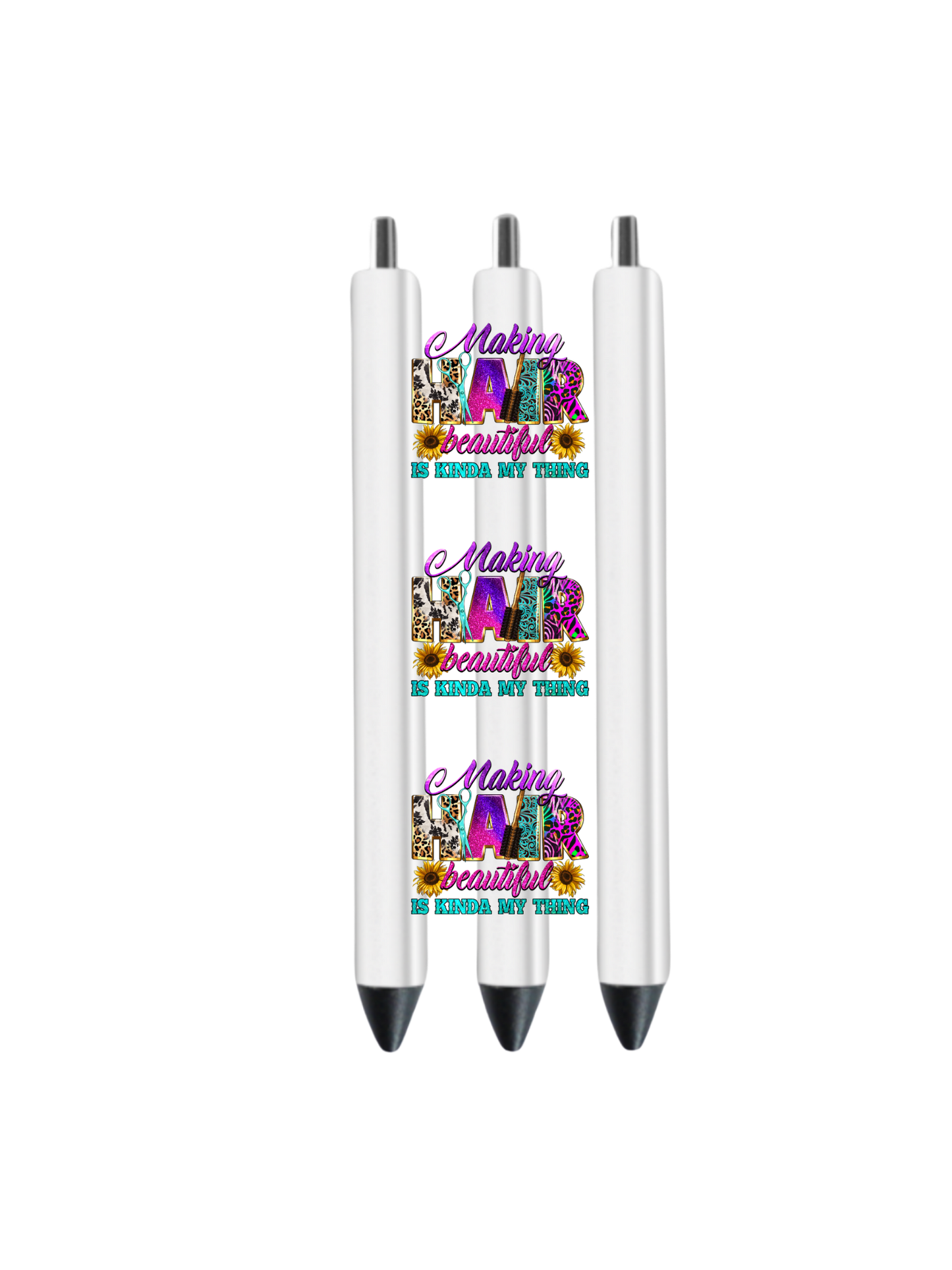 Making hair beautiful is kinda my thing - Journal UV DTF DECAL