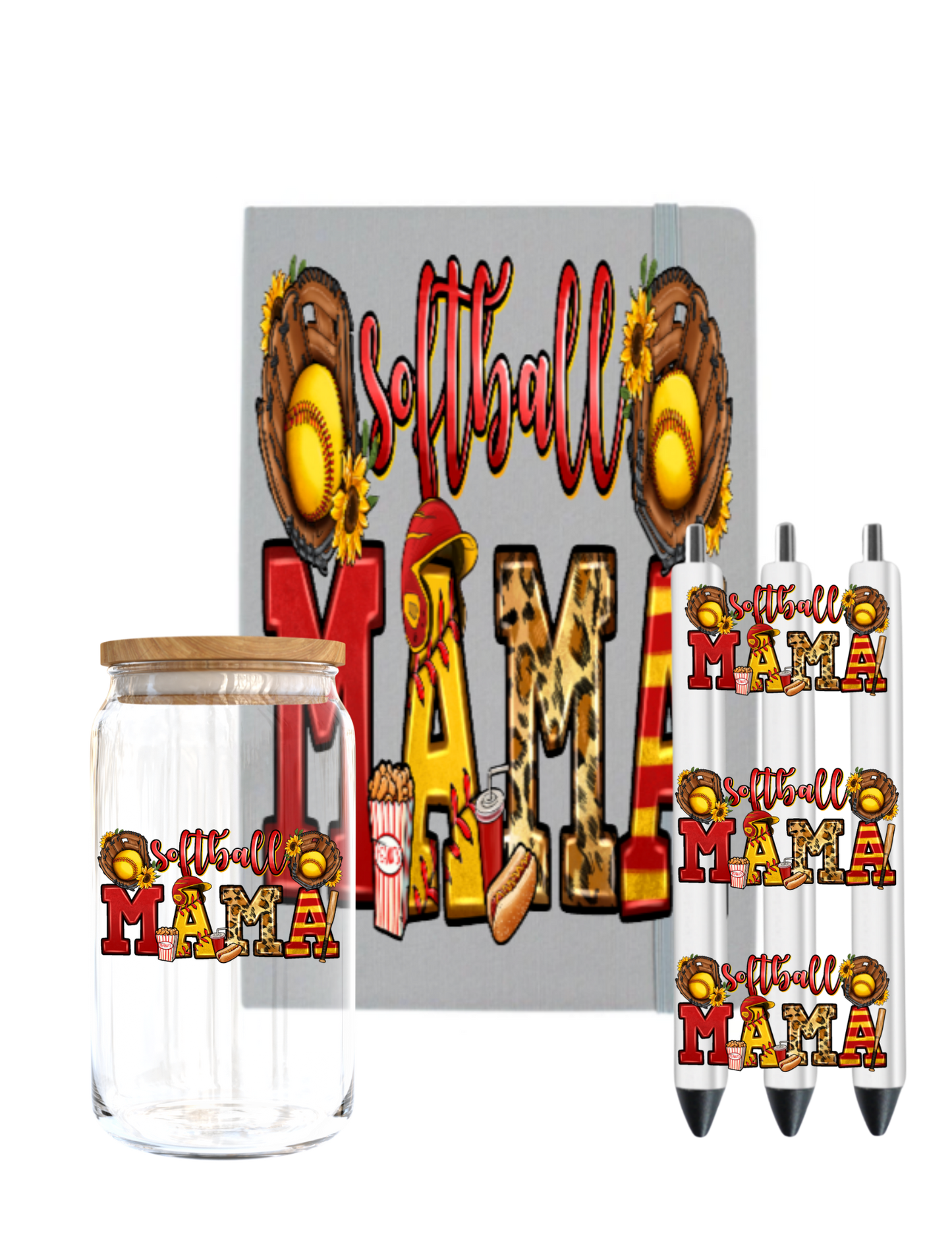 Softball Mama - Journal UV DTF DECAL