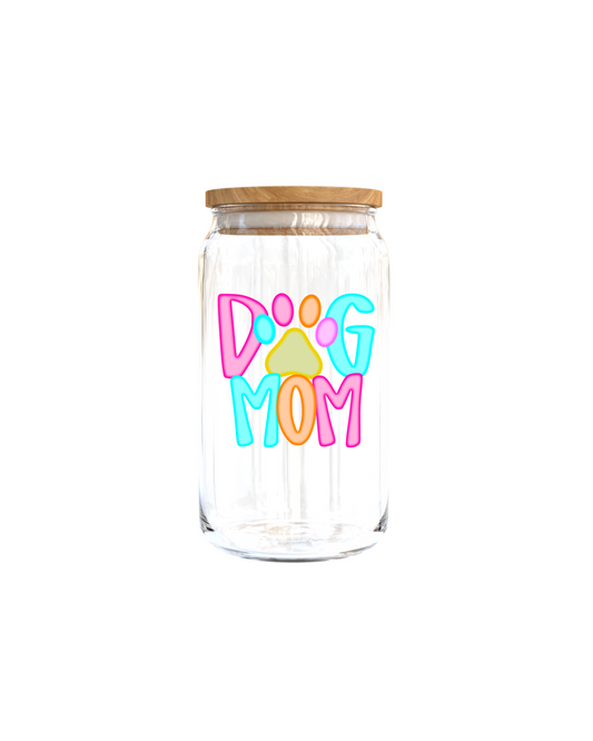 Dog mom-UV DTF DECAL 3''