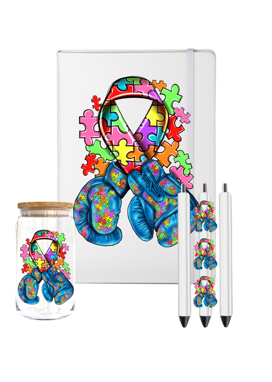 Autism Awareness -Gloves -UV DTF