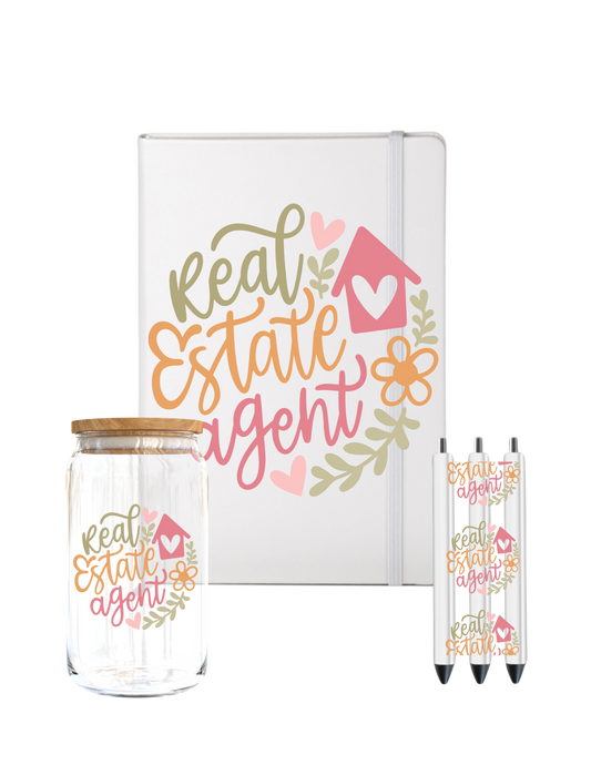 Real Estate agent- Journal UV DTF DECAL