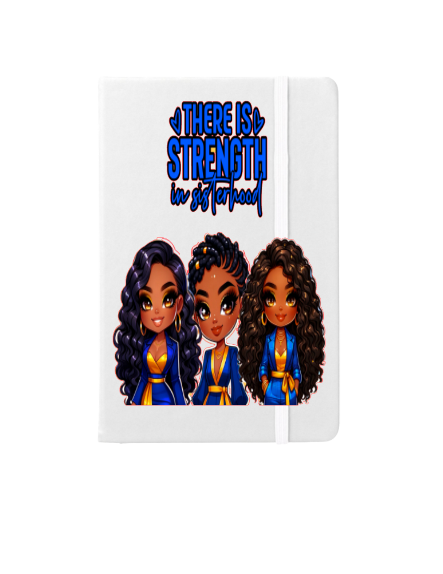 There is strength in sisterhood ( Blue & Gold) -UV DTF