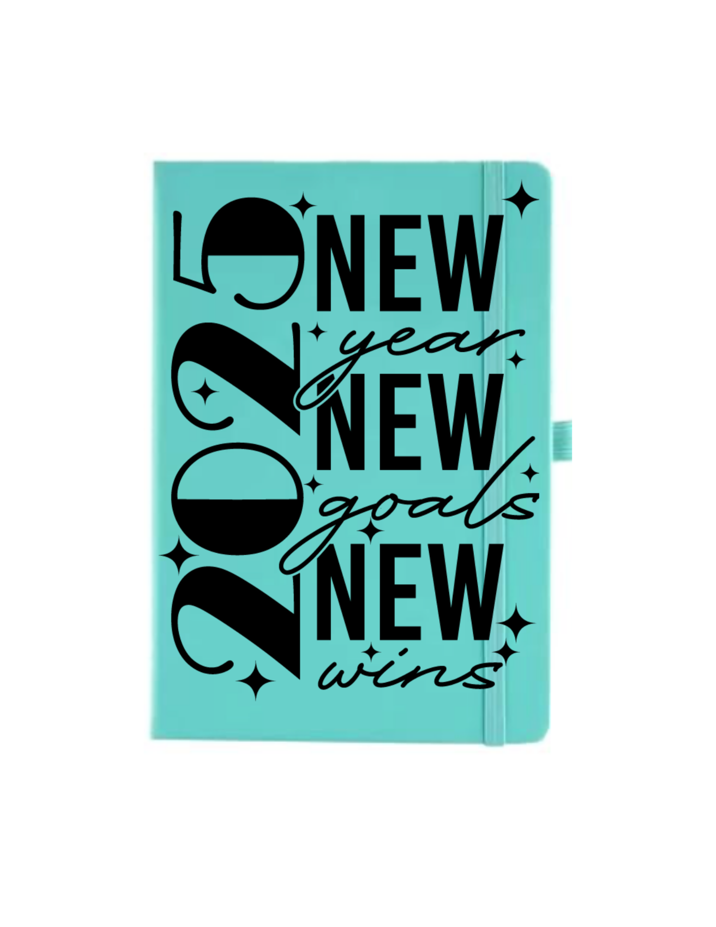 2025- New year, New goals , New wins- Journal UV DTF DECAL