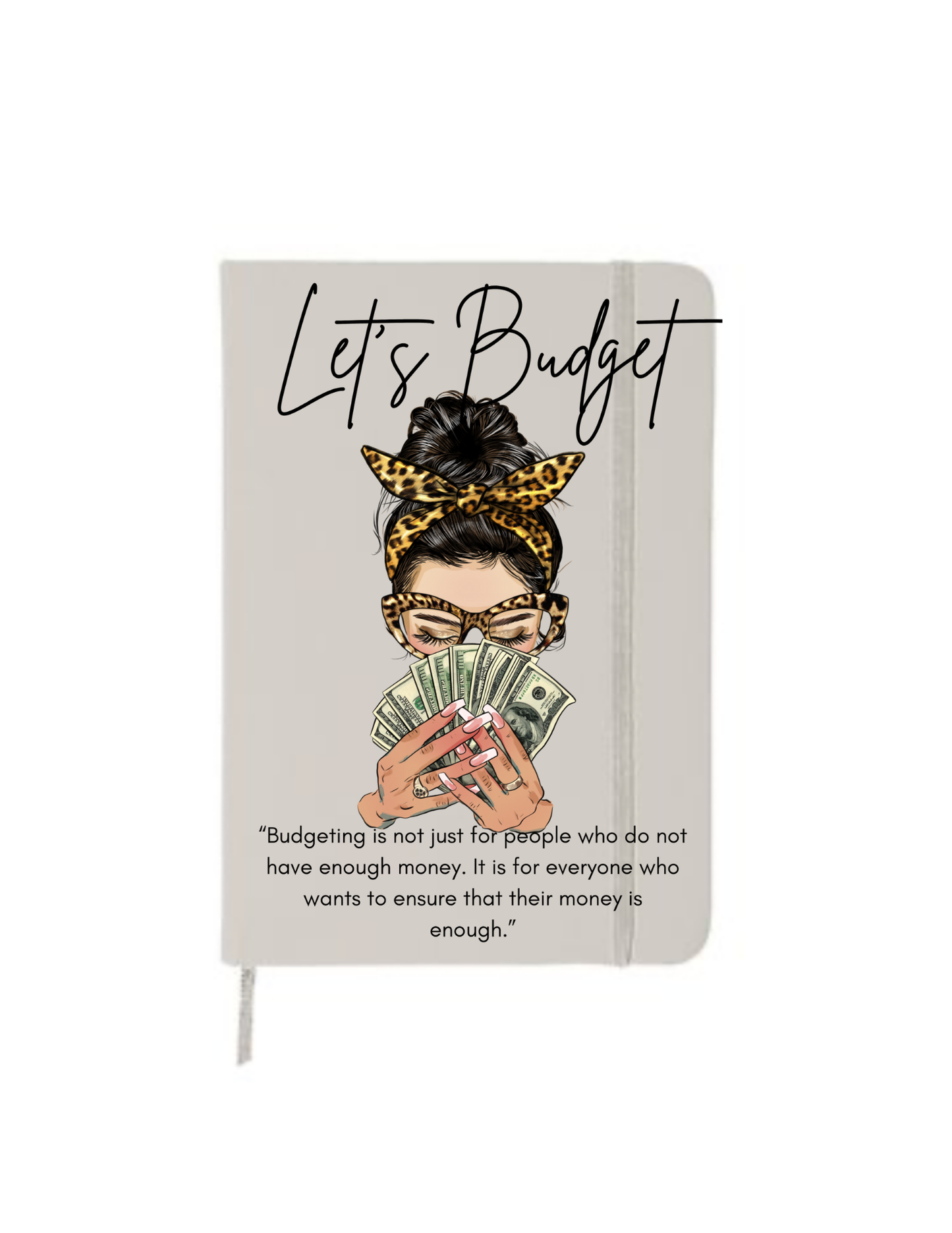 Let's Budget (Vanilla Girl ) | Journal  UV DTF DECAL