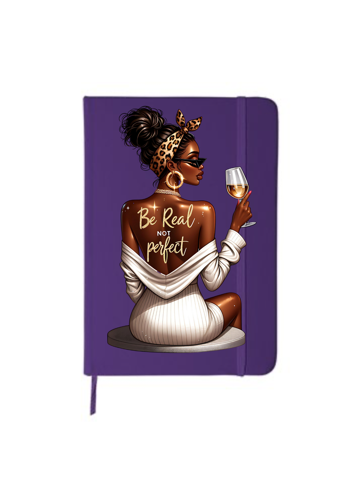 Be Real not Perfect -Journal UV DTF DECAL