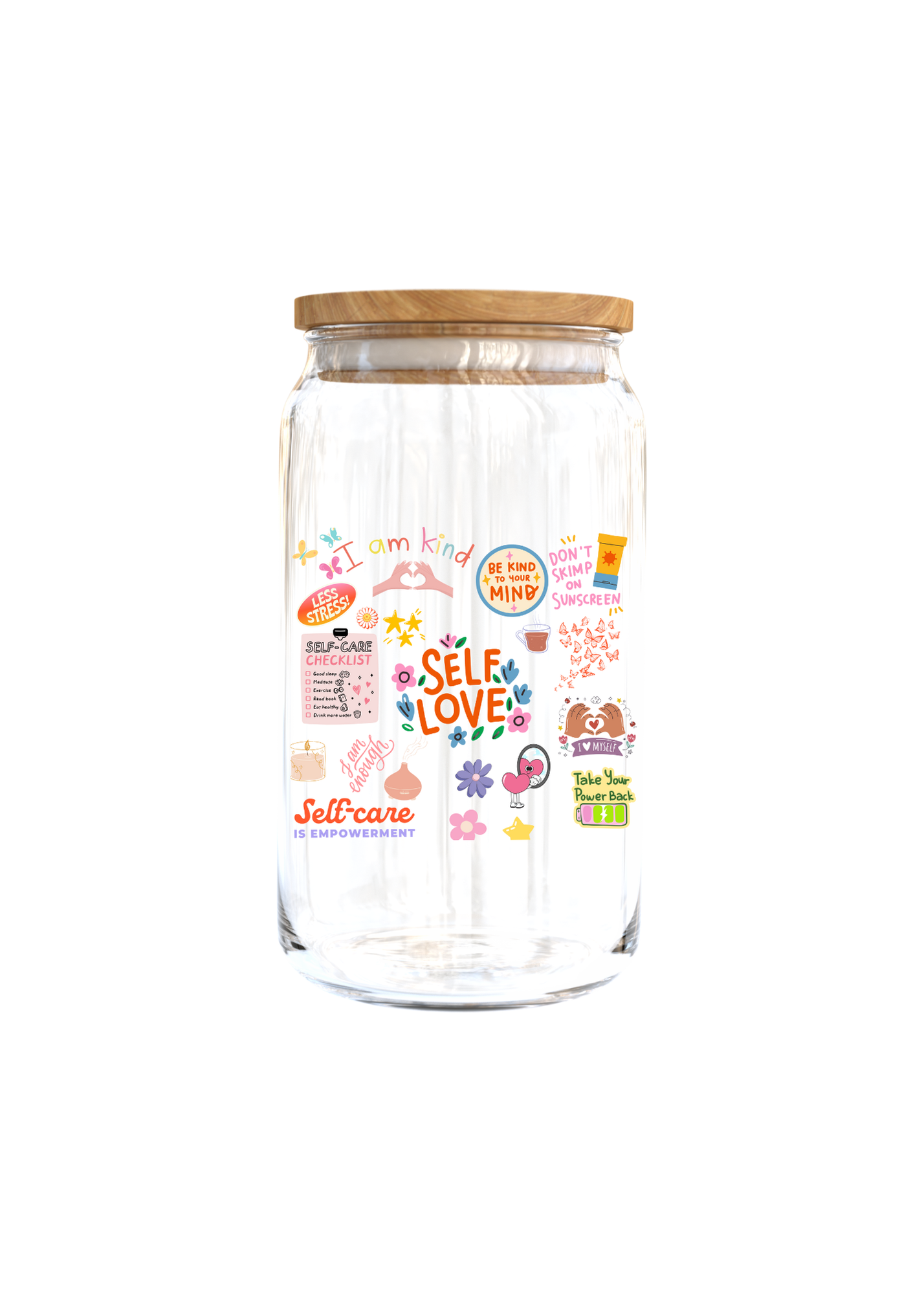 Self Love Colorful-Journal UV DTF DECAL