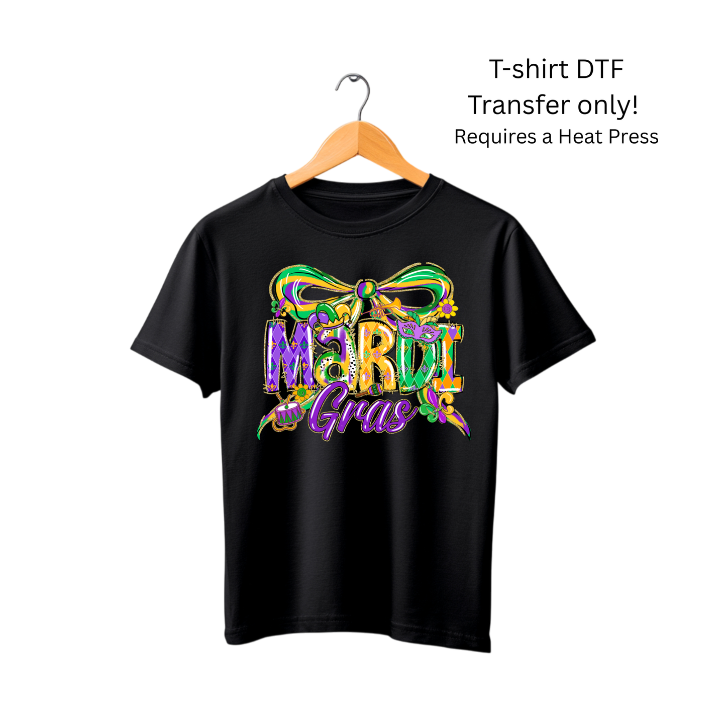 Mardi Gras-DTF transfers