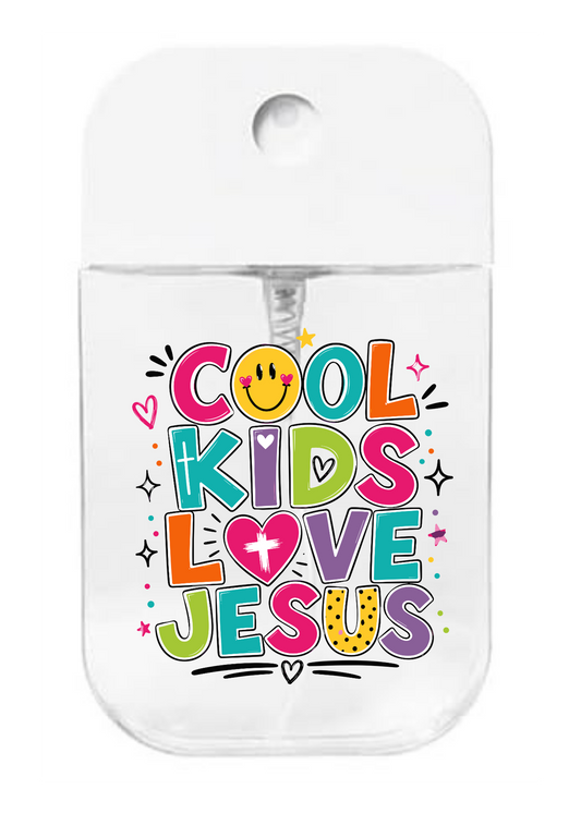 Cool Kids Love Jesus-UVDTF- Spray bottle Tranfers