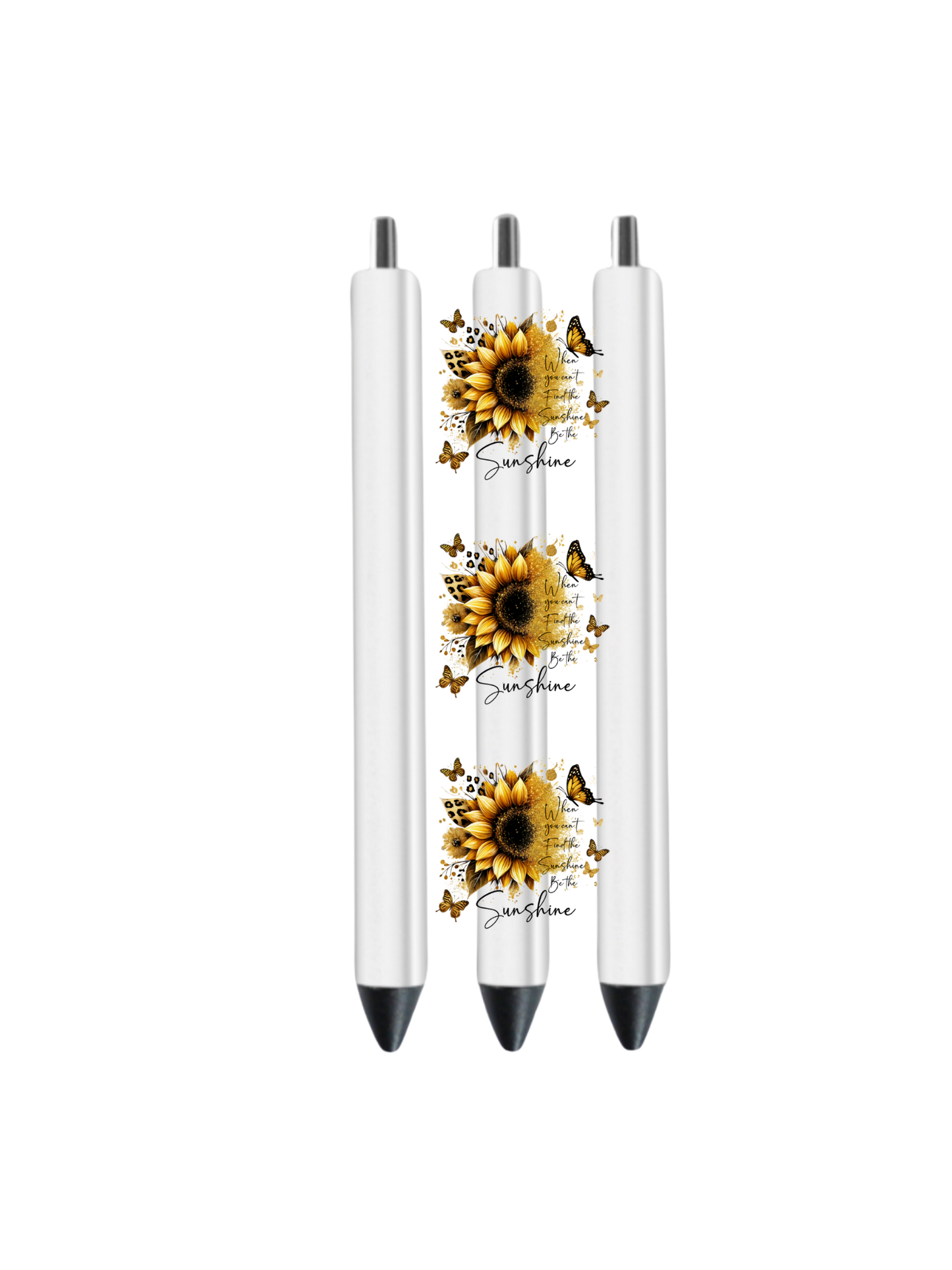 When you cant find the sunshine be the sunsine   - Journal UV DTF DECAL