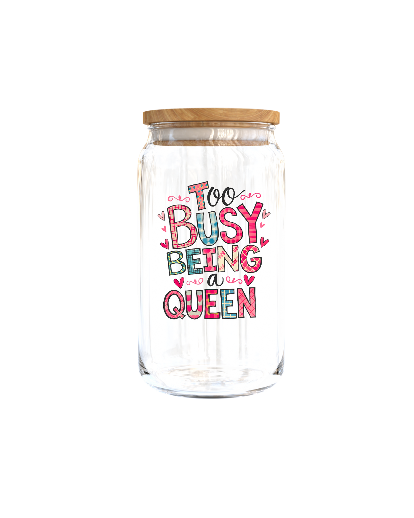 Too Busy being a Queen- Journal UV DTF
