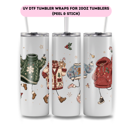 Sweater weather (Christmas THEME)-FULL WRAP UV DTF DECAL
