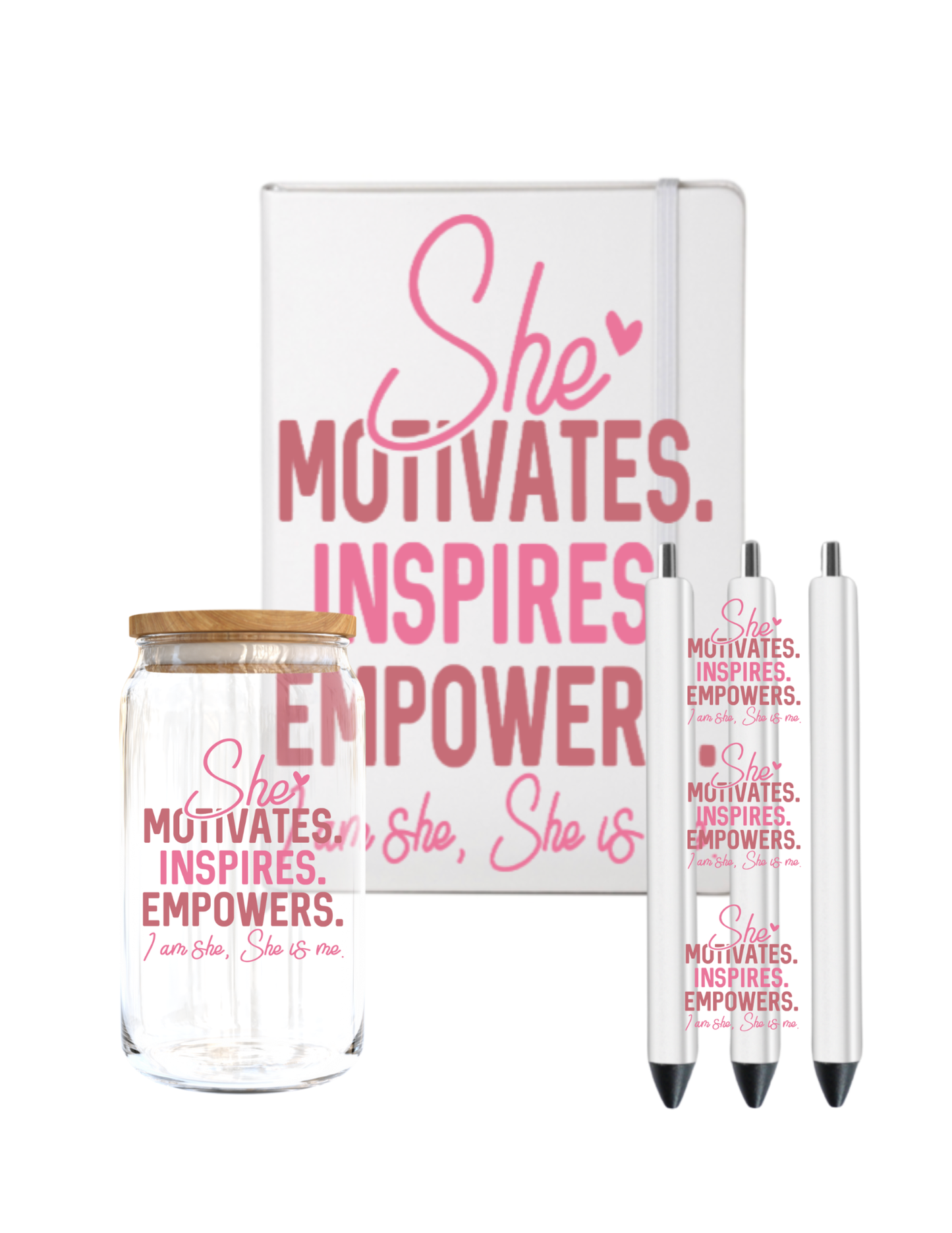 She motivates inspire empower -UV DTF
