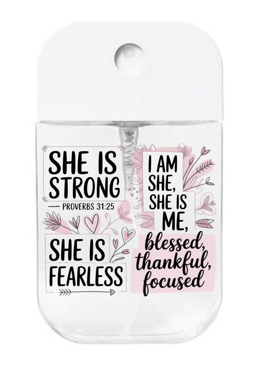 She is - UVDTF- Spray bottle Tranfers