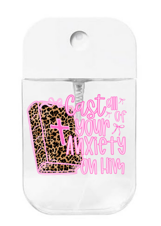 cast all your anxiety- UVDTF- Spray bottle Tranfers