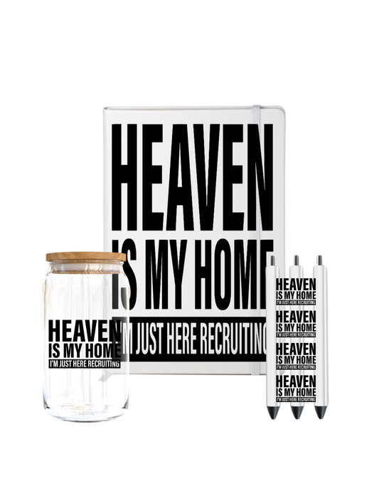 Heaven is my home I'm just here recruiting  - ( Christian related)-UV DTF