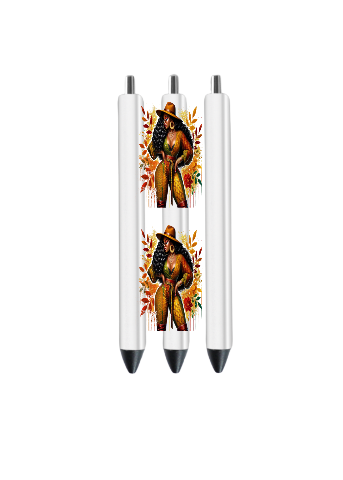 When she chooses herself daily, she becomes unstoppable-(Melanin Women)-UV DTF