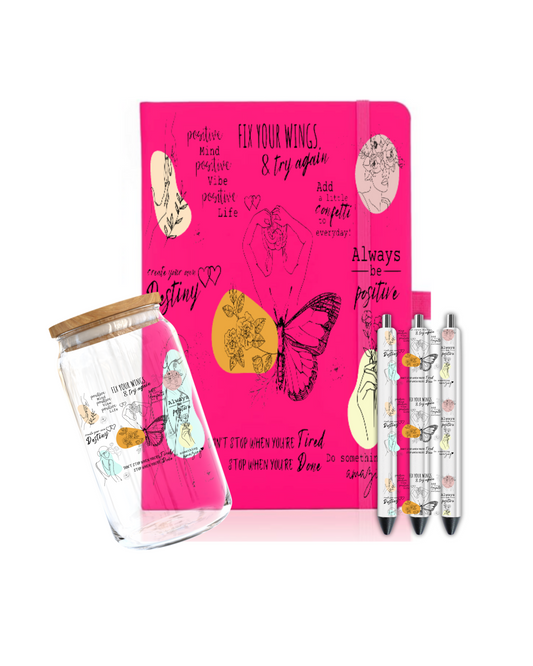 Fix your wings - Journal UV DTF