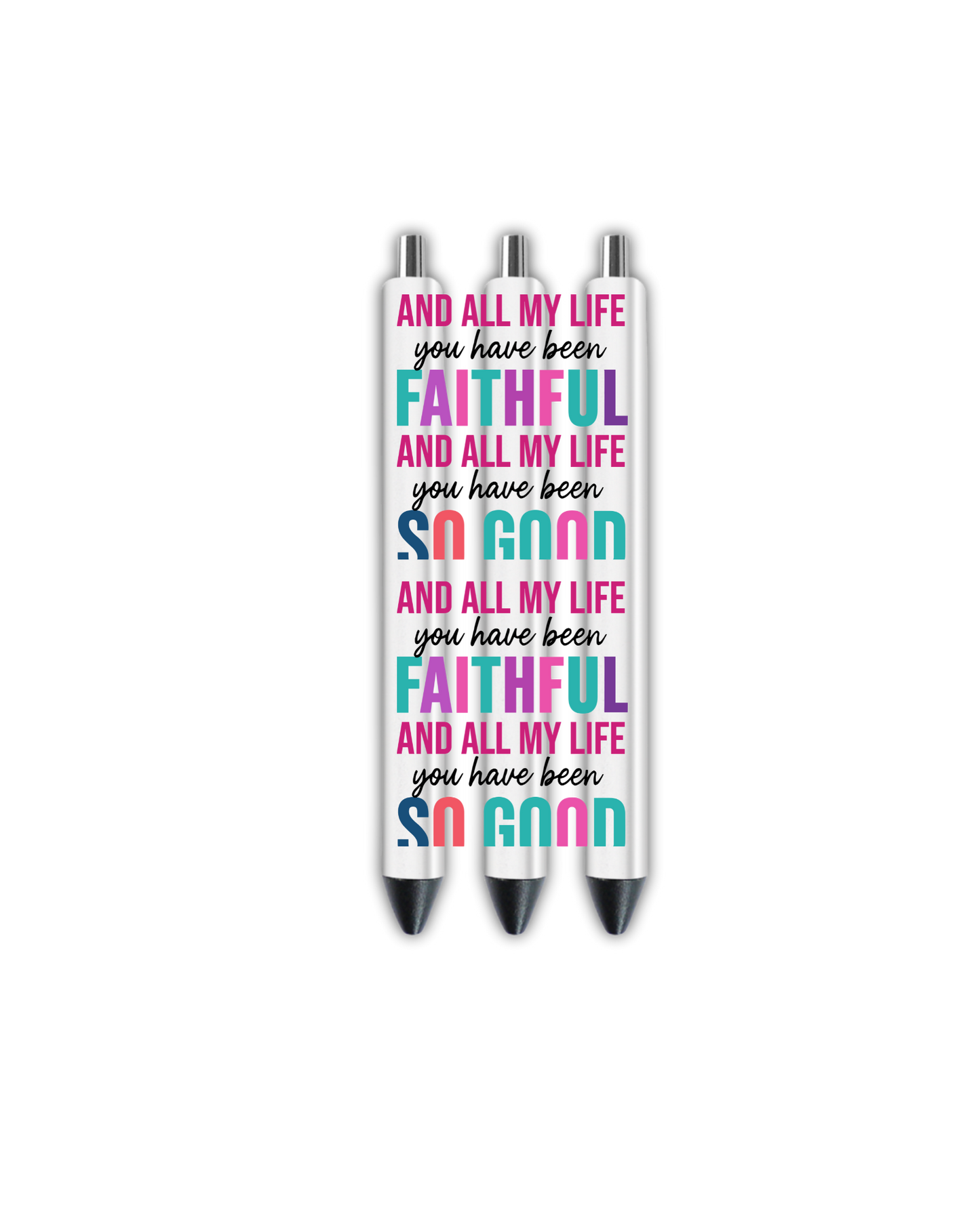 And all my life you have been faithful and all my life you have be so good.. - Journal UV DTF