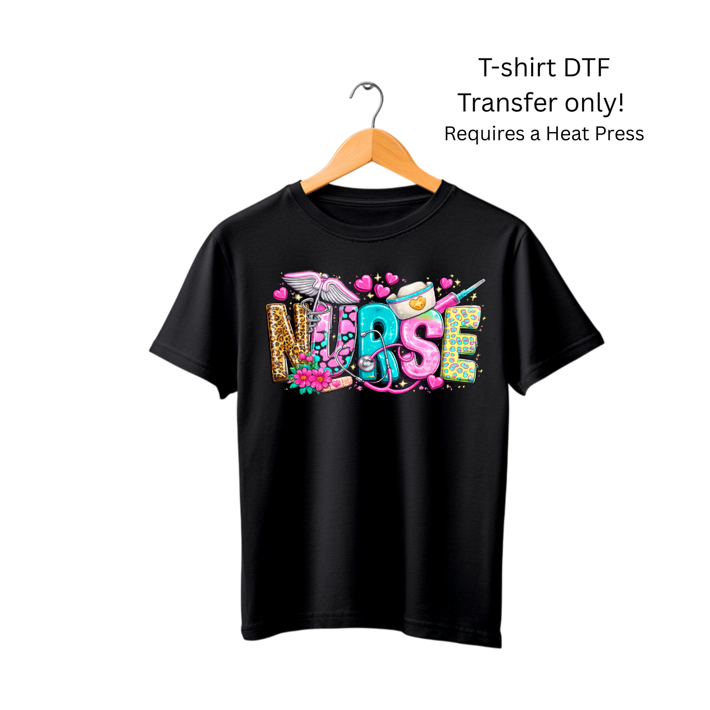 Nurse colorful-Dtf Transfer