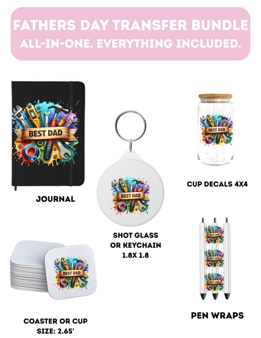 Best dad ever - Everything Included-UV DTF