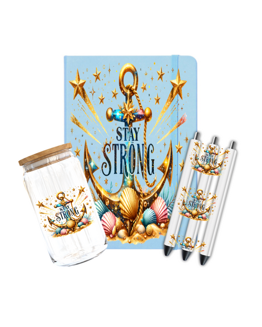 Stay Strong- Journal UV DTF
