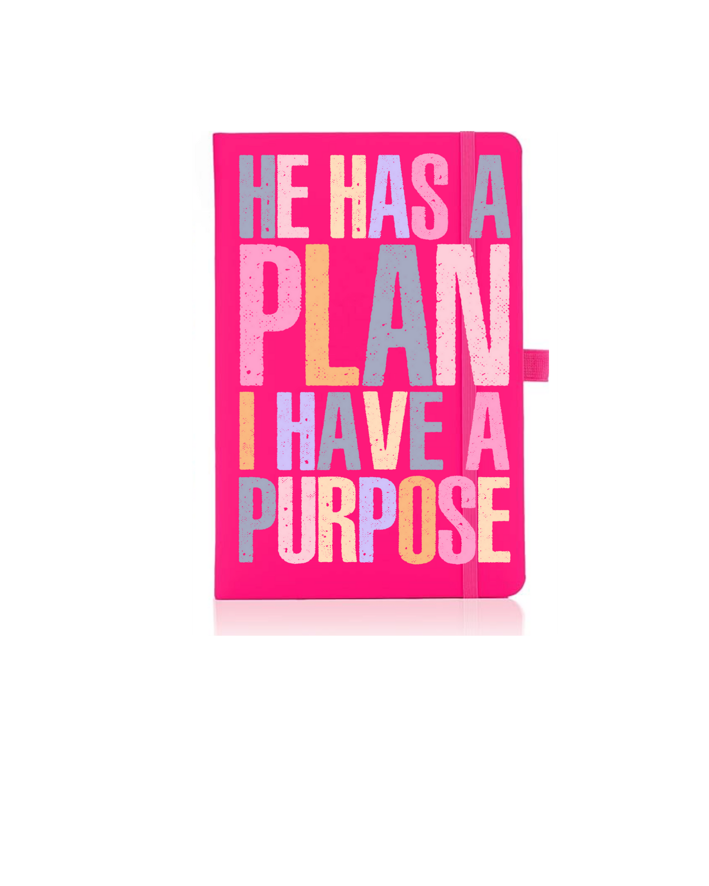 He has a Plan I have a Purpose- Journal UV DTF
