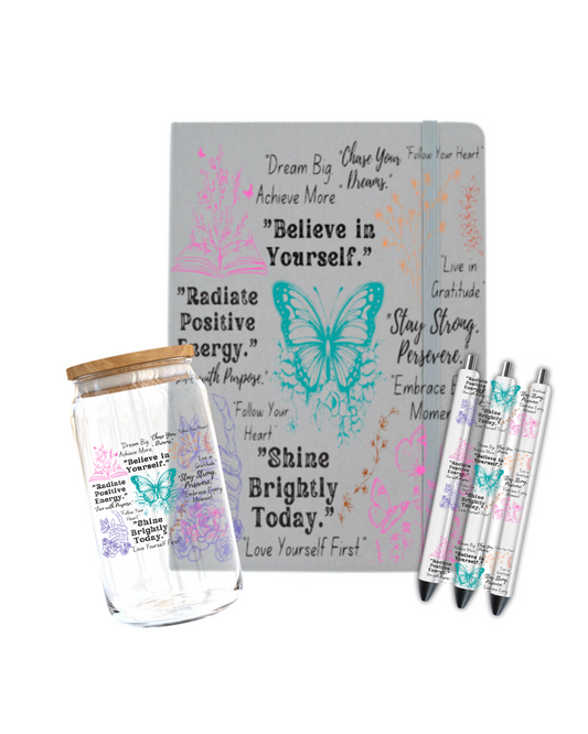 Believe  in yourself - Journal UV DTF