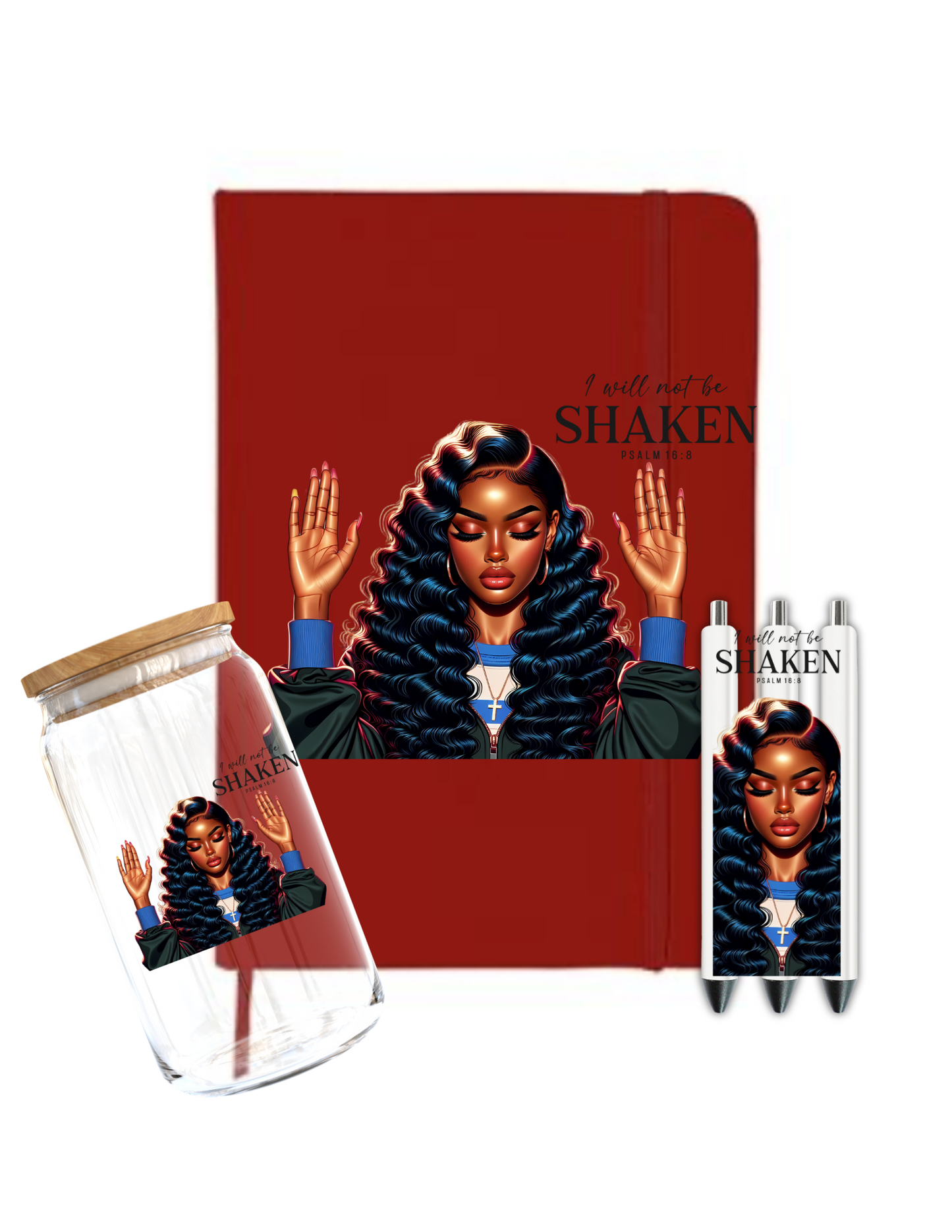 I will not Shaken -Journal UV DTF DECAL