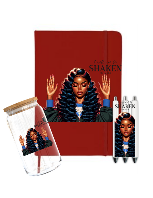 I will not Shaken -Journal UV DTF DECAL