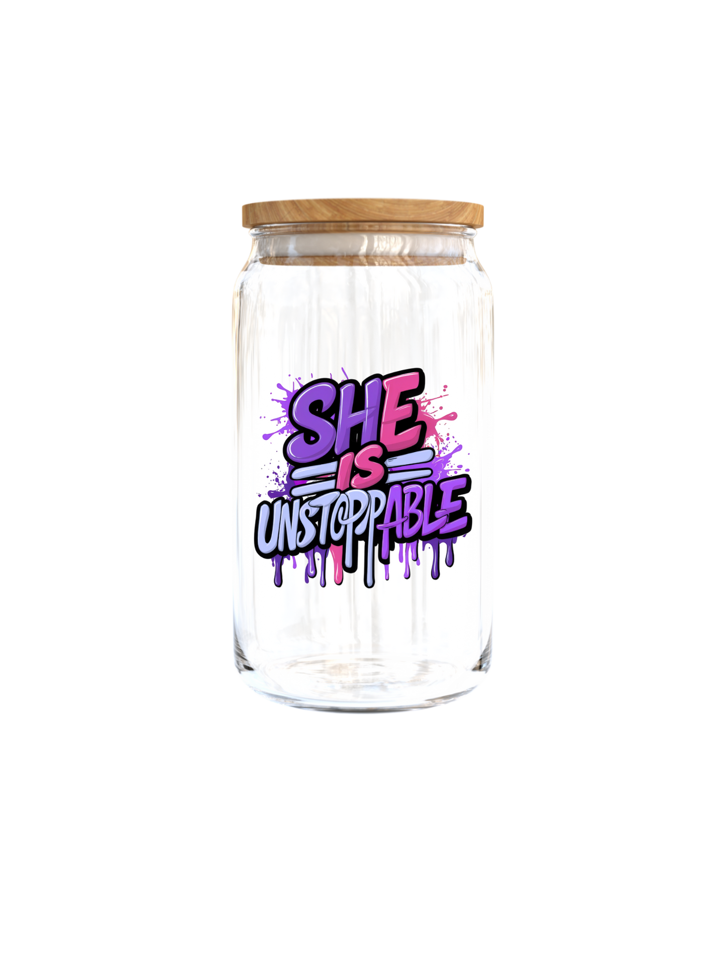 She is Unstoppable  - -UV DTF