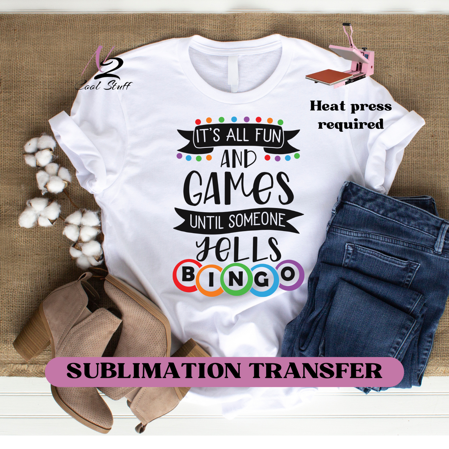 It's all fun & gmae until someone yells Bingo , Ready to press transfer