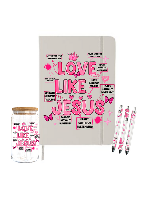 Love Like Jesus | Journal  UV DTF DECAL