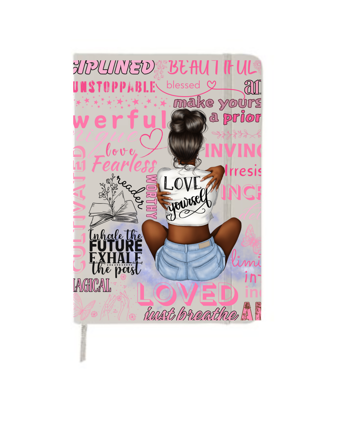 Love yourself (pink) -Journal UV DTF DECAL