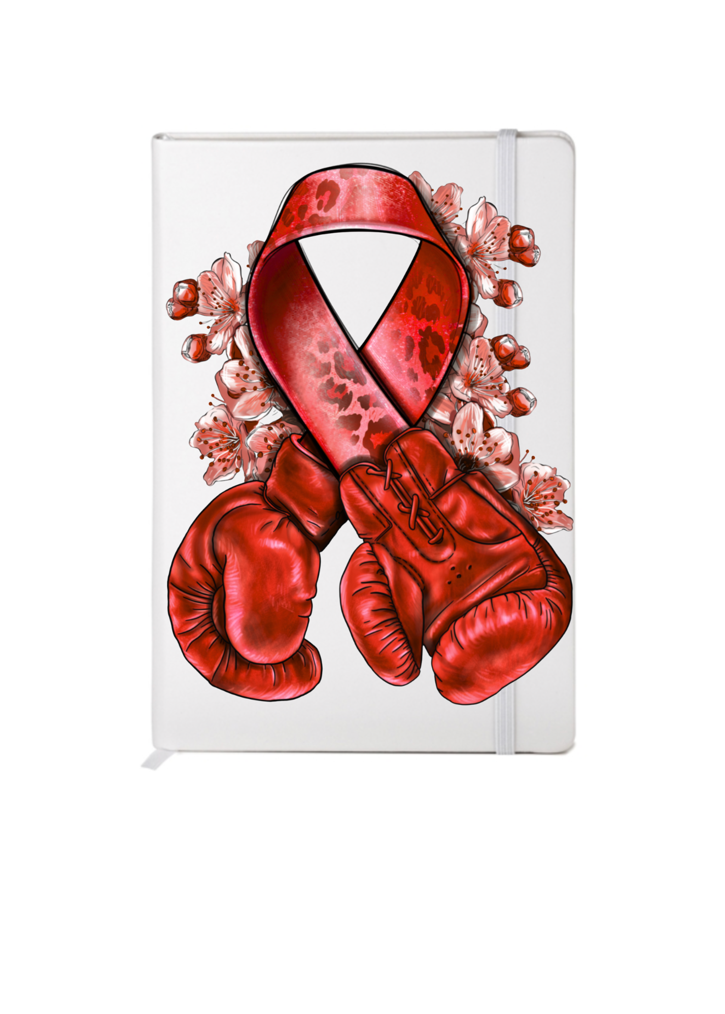 Red ribbon Awareness- Gloves-UV DTF