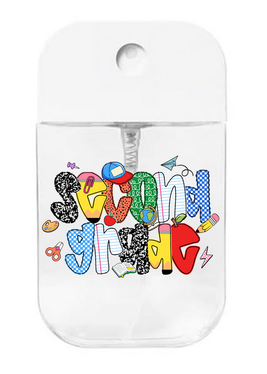 Second Grade- UVDTF- Spray bottle Tranfers