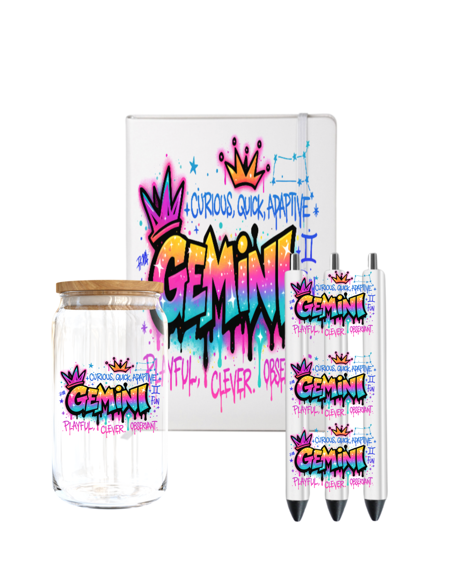 Gemini -(Zodiac Sign) -UV DTF