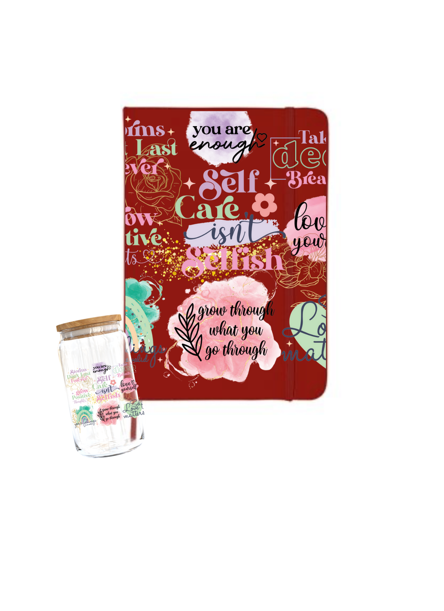 Self-care isn't selfish | Journal UV DTF DECAL