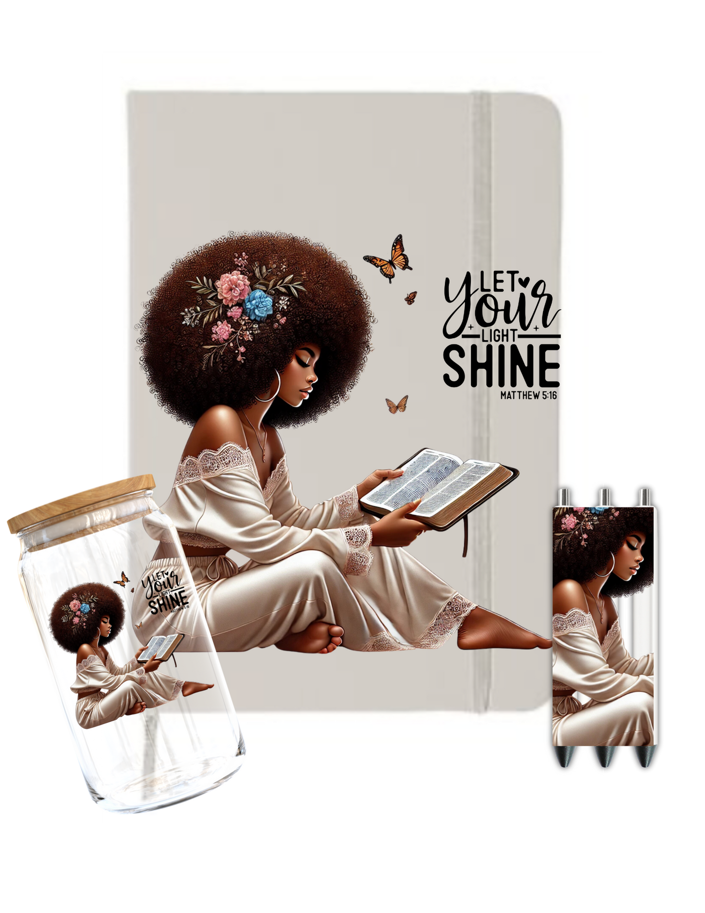 Let your Light Shine -Journal UV DTF DECAL